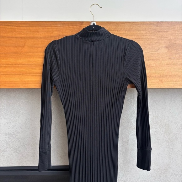 ME+EM Ribbed Long Sleeve Midi Dress, Size 8 - Picture 8 of 11